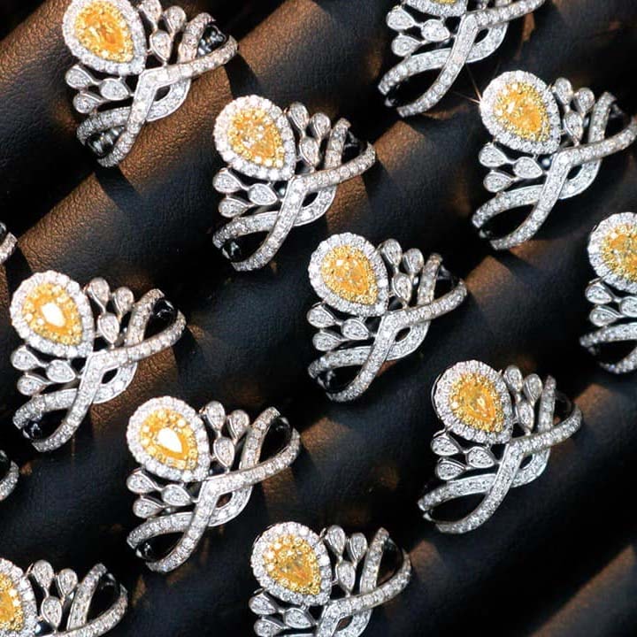 18K天然黃鑽-豪華皇冠戒指 - 第6張圖 18K天然黃鑽-豪華皇冠戒指