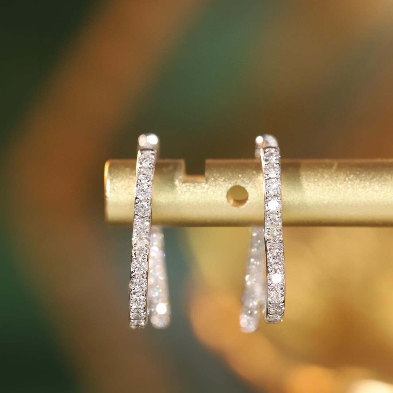 18K天然鑽石-氣質愛心耳環 - 第7張圖 18K天然鑽石-氣質愛心耳環