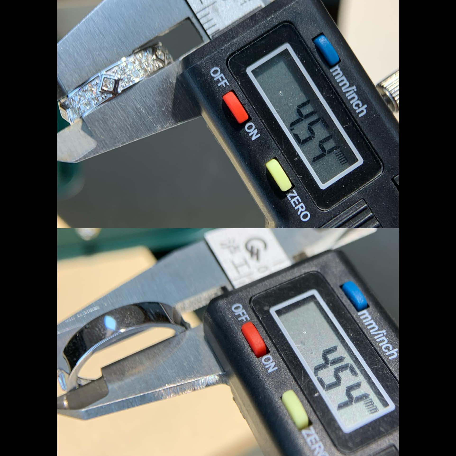 18K天然鑽石-菱形點綴雙排戒指