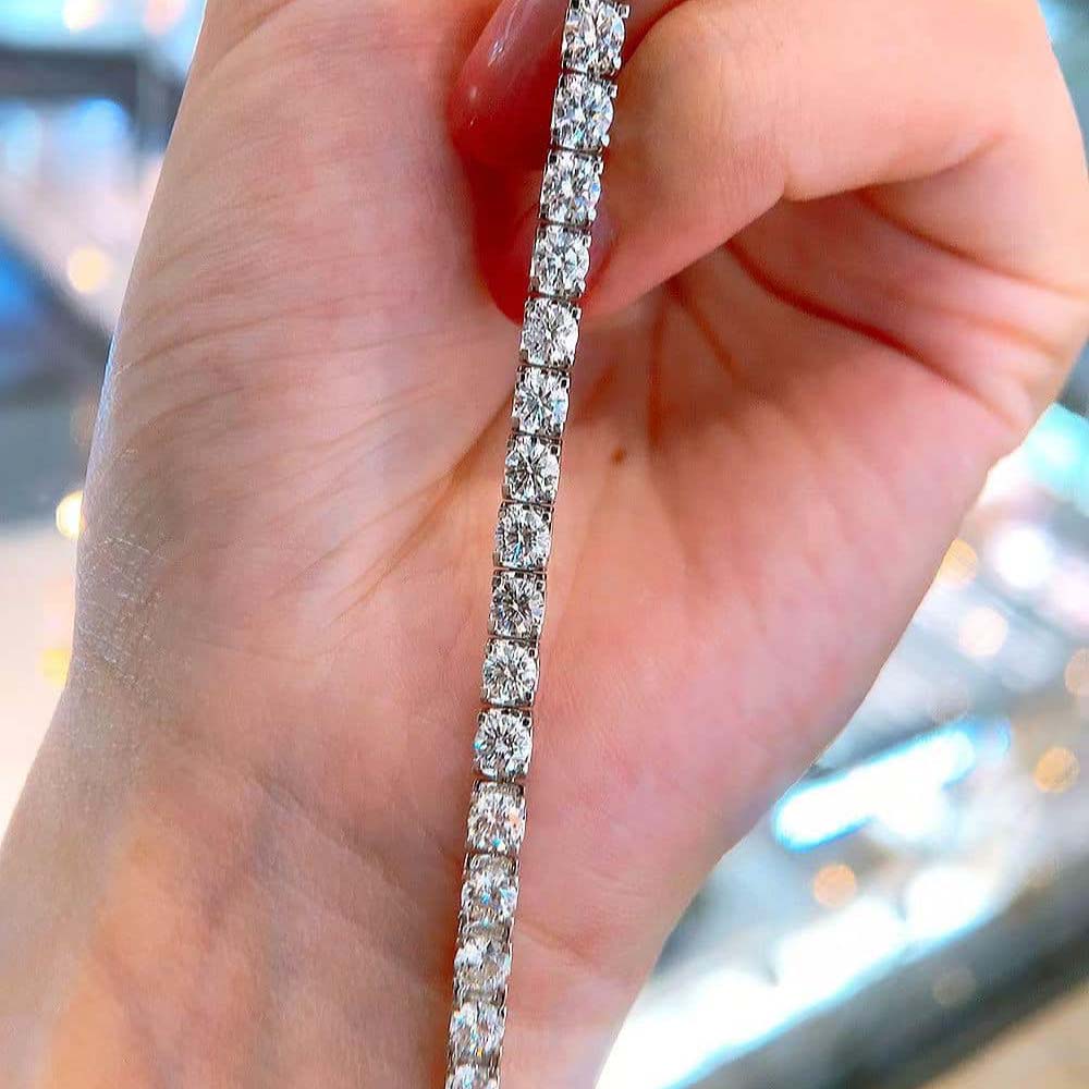 18K天然鑽石-6克拉手鍊 - 第16張圖 18K天然鑽石-6克拉手鍊