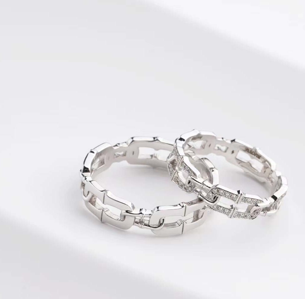 婚戒系列-圓圓圈圈對戒訂製