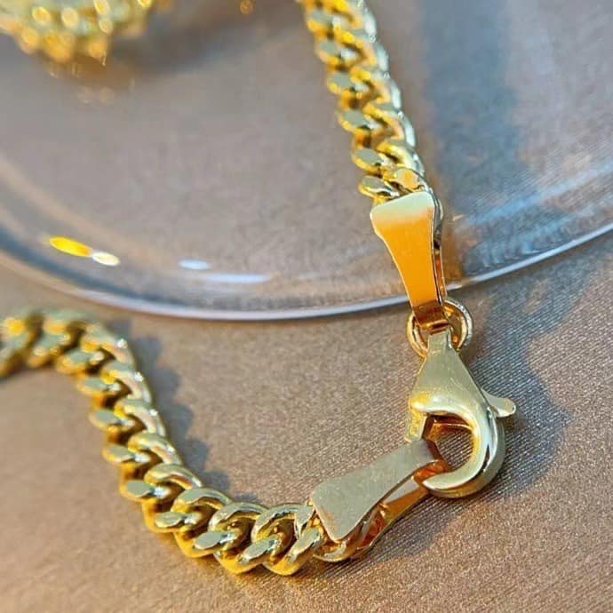 18K-萬能古巴項鍊