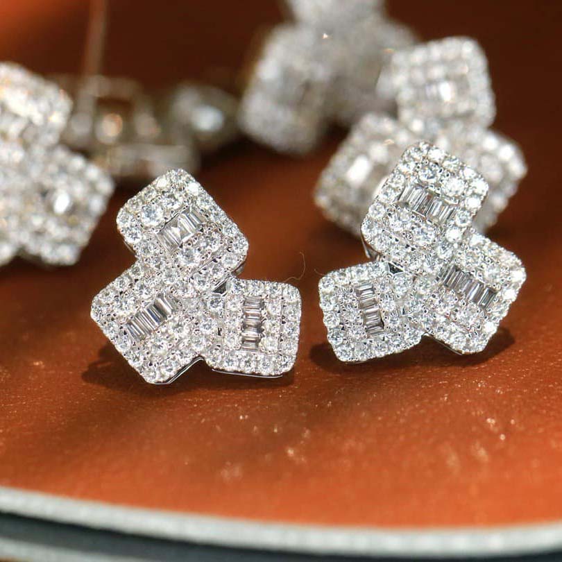 18K天然鑽石-三倍冰糖大耳環 - 第7張圖 18K天然鑽石-三倍冰糖大耳環