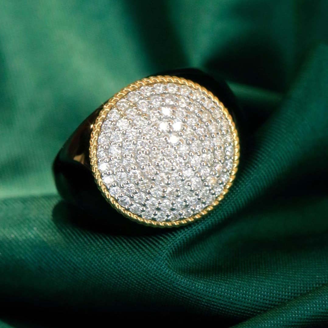 18K天然鑽石-時髦戒指-兩款