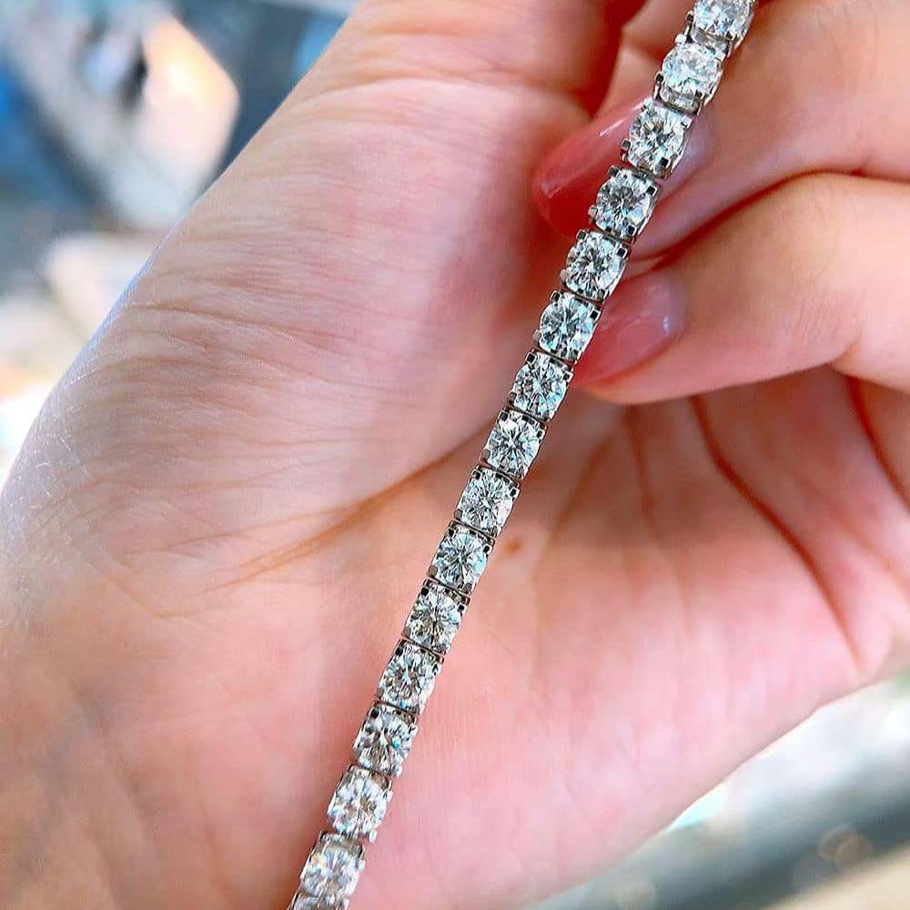 18K天然鑽石-6克拉手鍊 - 第17張圖 18K天然鑽石-6克拉手鍊