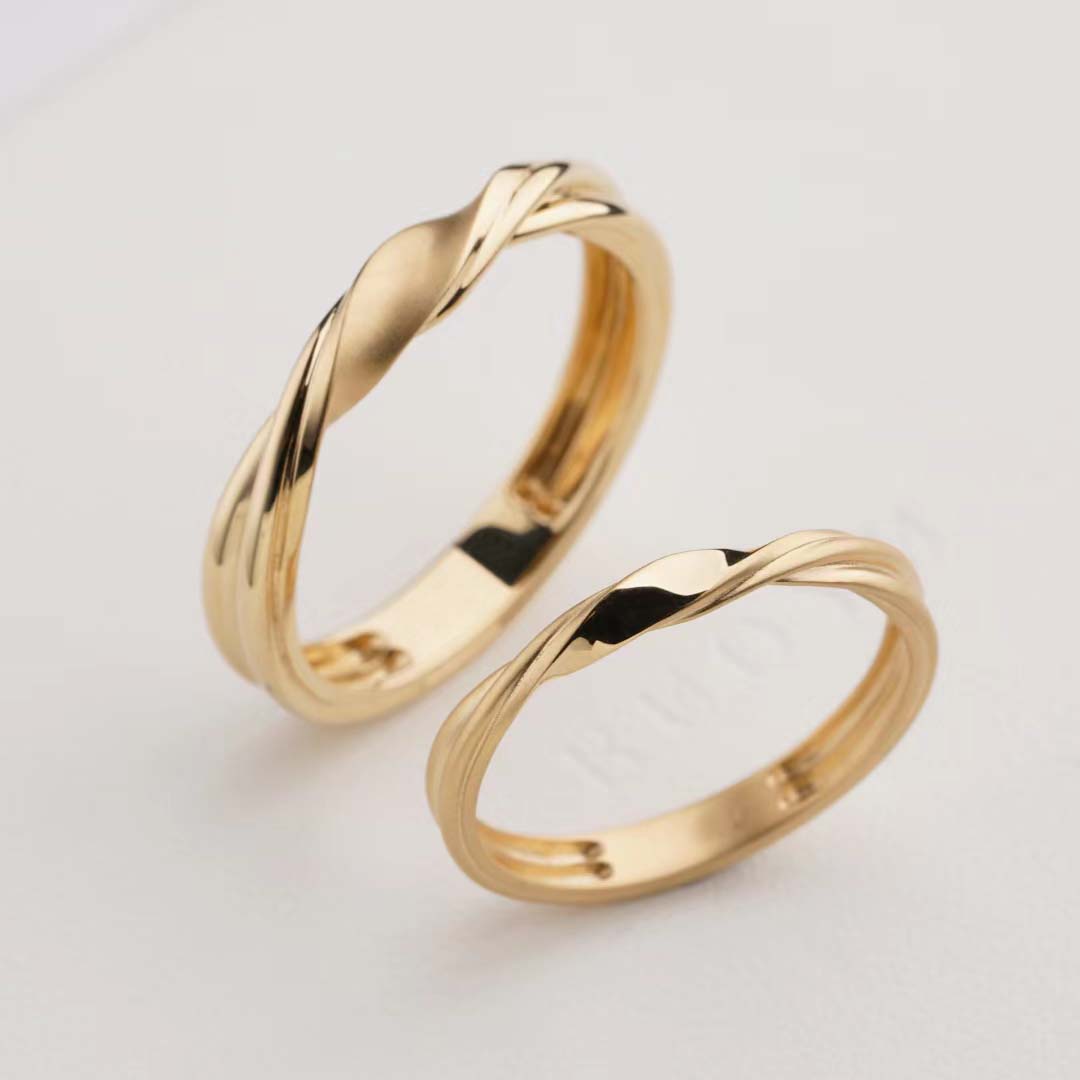 婚戒系列-涓涓細水對戒訂製