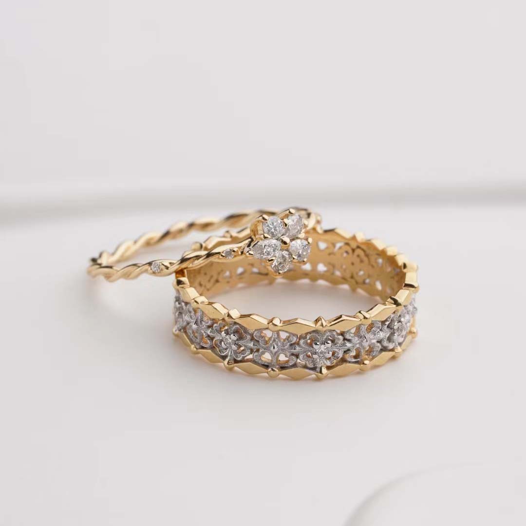 婚戒系列-熱情火花對戒訂製