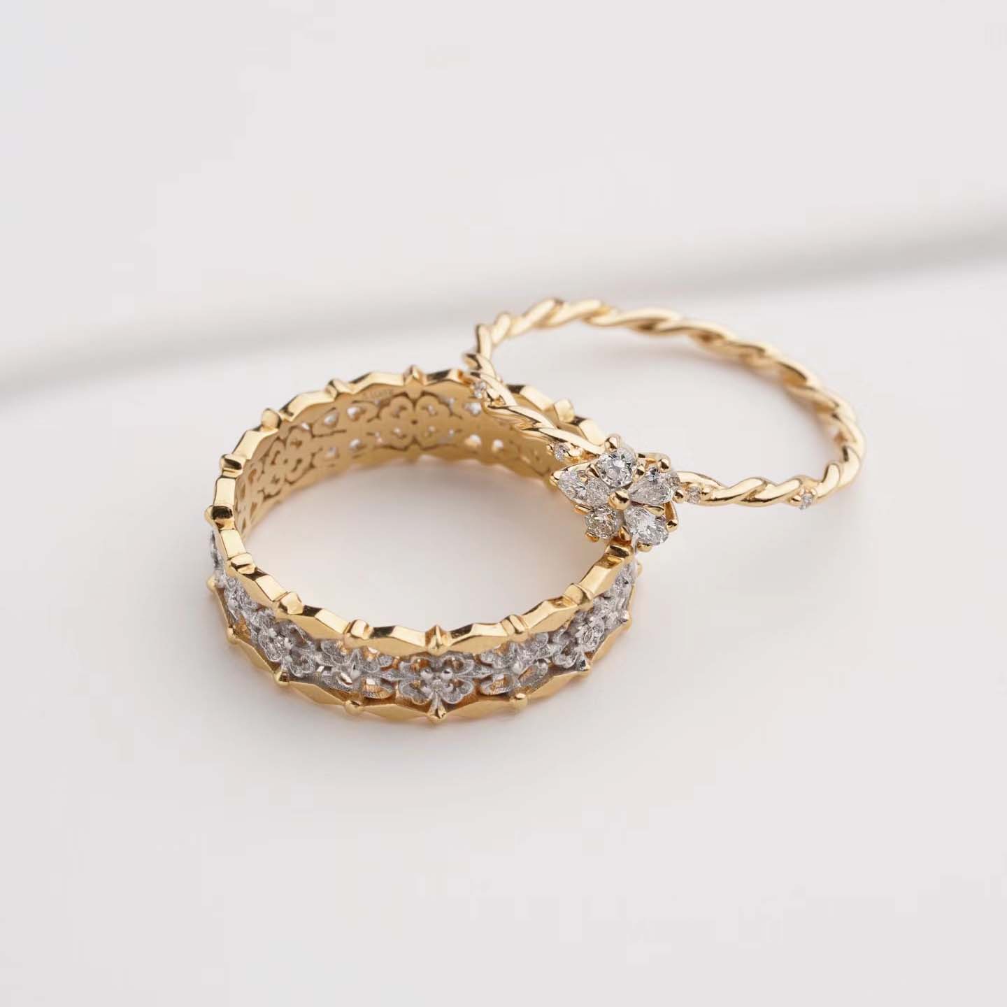 婚戒系列-熱情火花對戒訂製