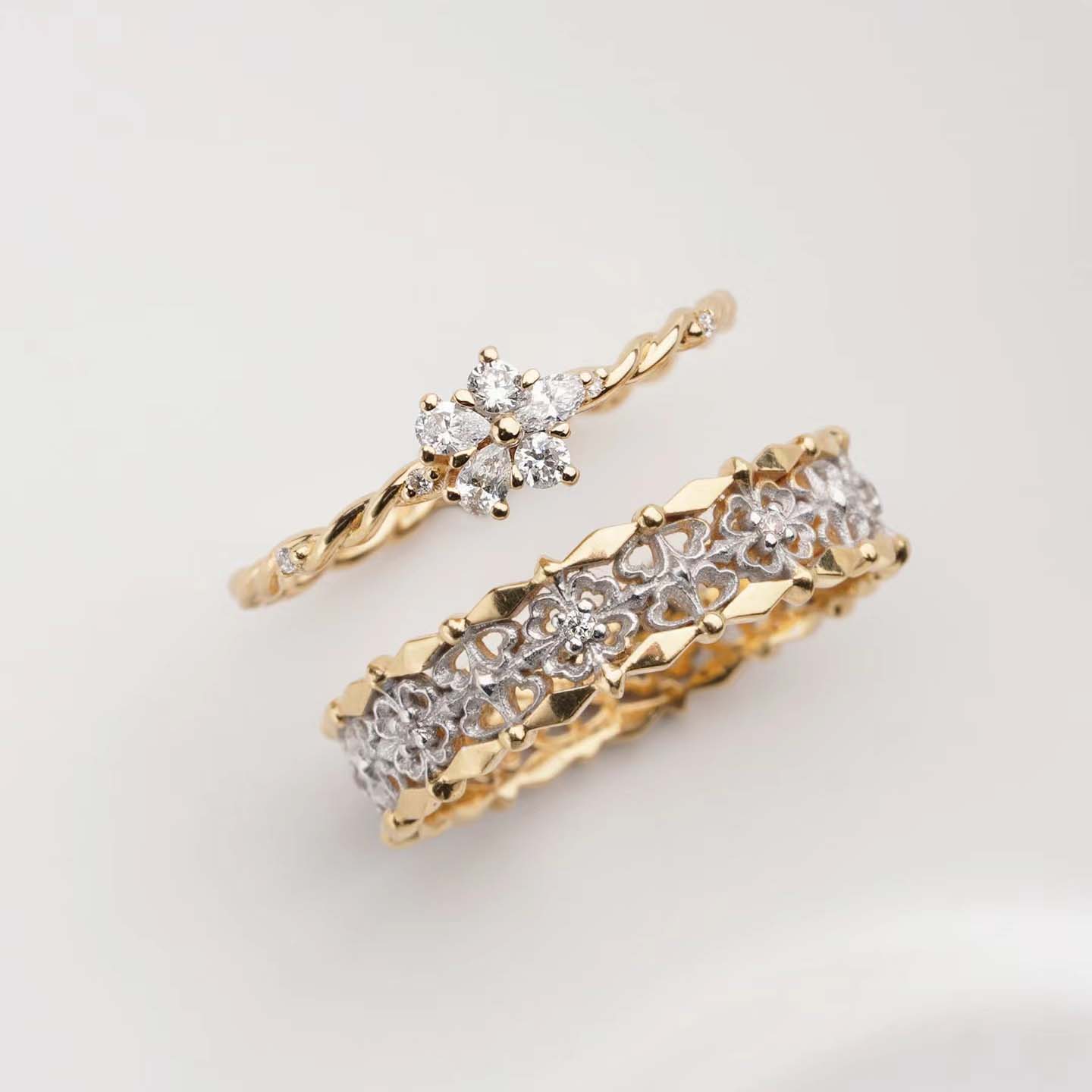 婚戒系列-熱情火花對戒訂製