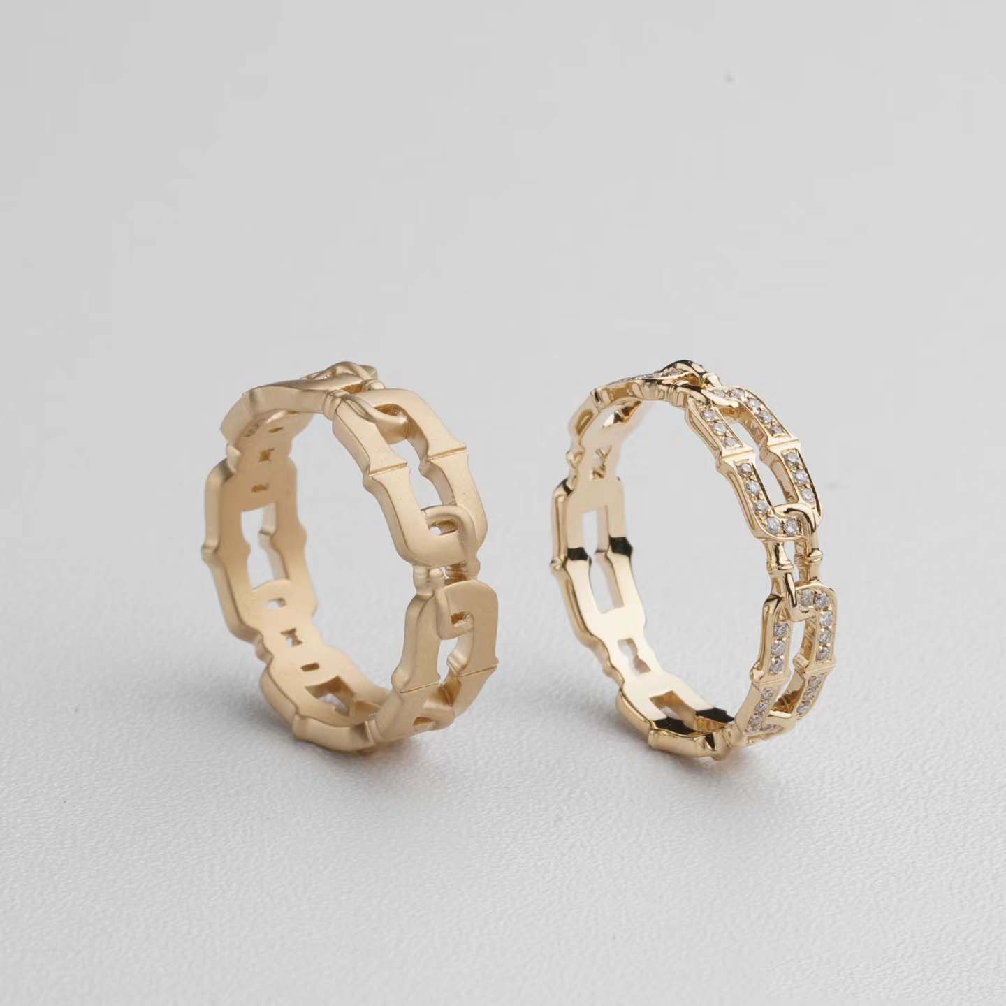 婚戒系列-浪漫連結對戒訂製