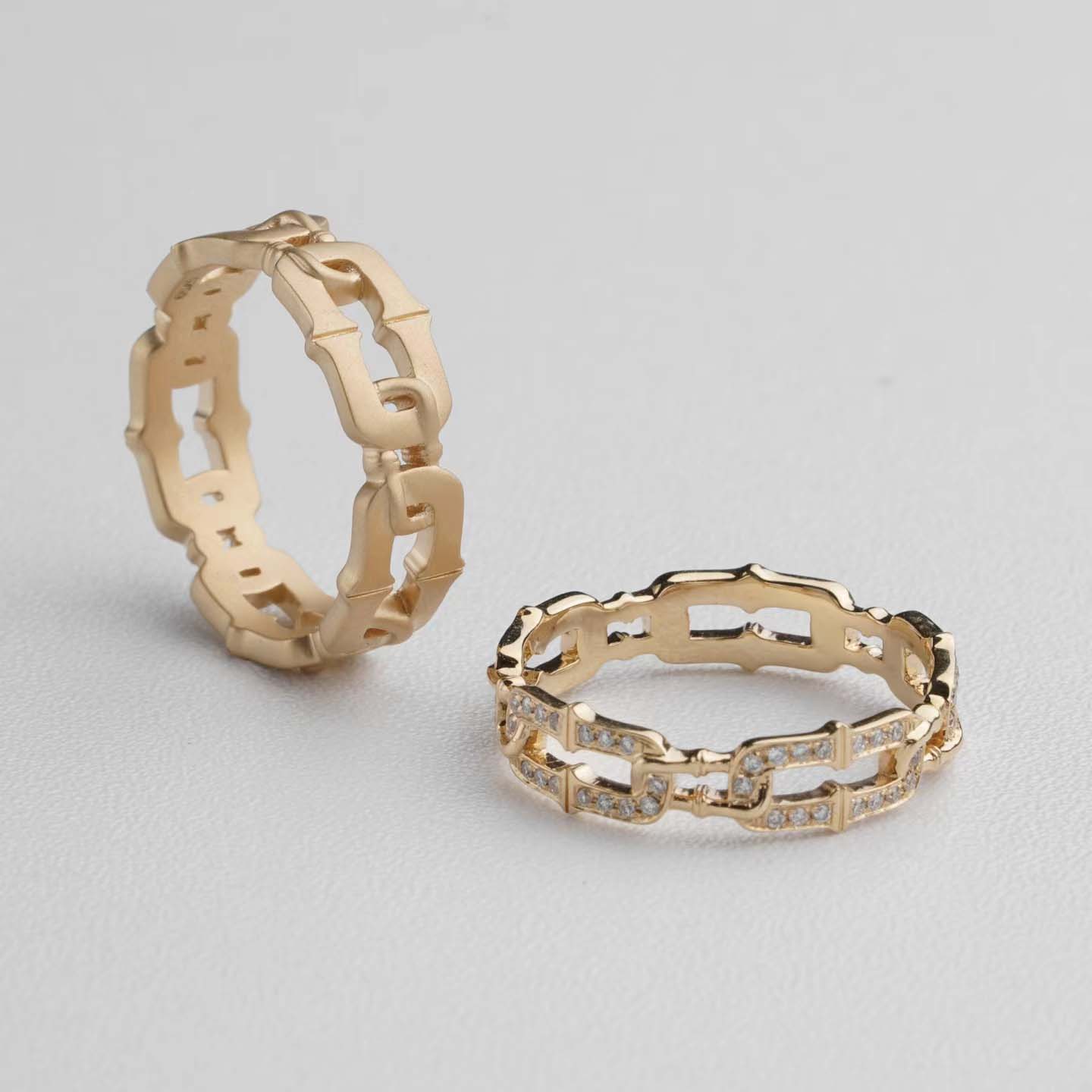 婚戒系列-浪漫連結對戒訂製