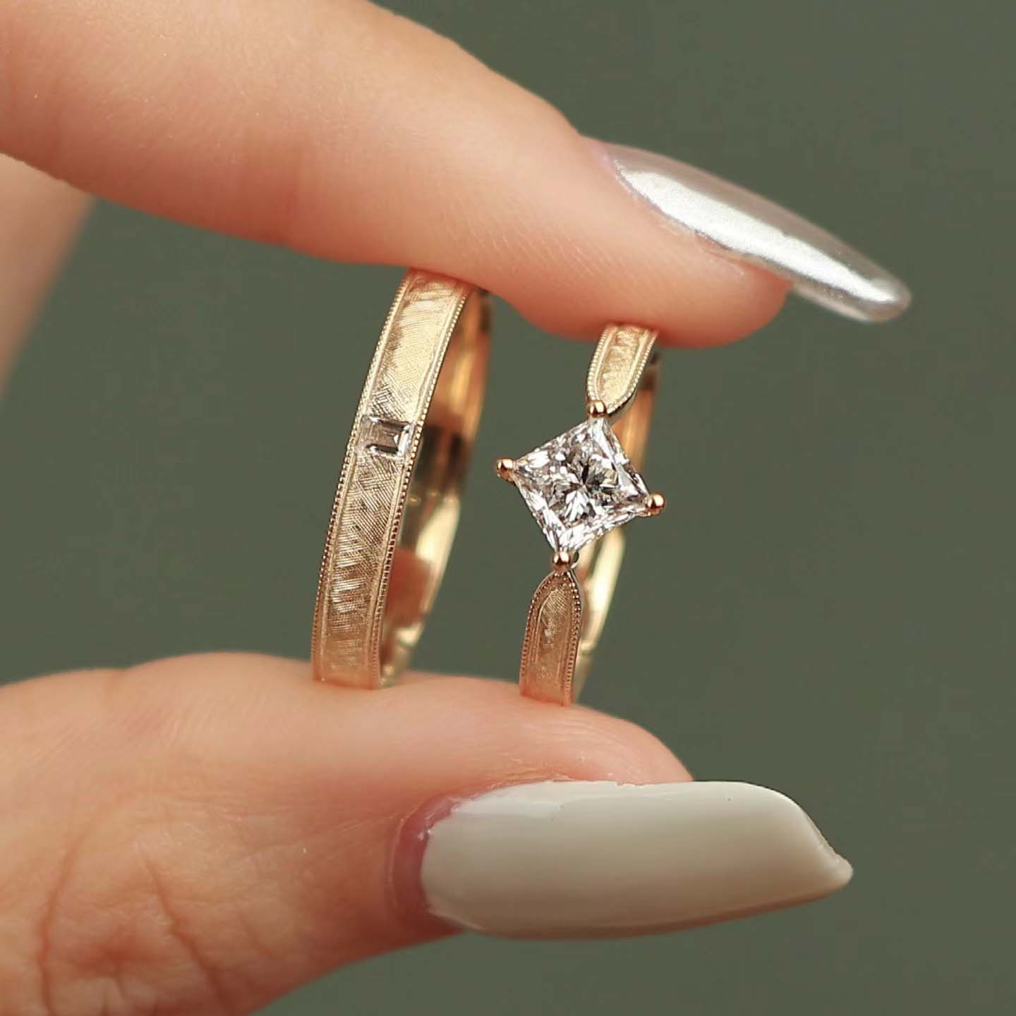 婚戒系列-騎士與公主對戒訂製 - 第2張圖 婚戒系列-騎士與公主對戒訂製