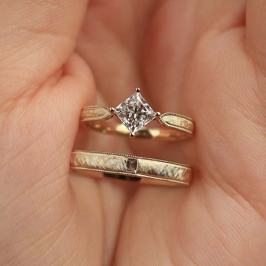 婚戒系列-騎士與公主對戒訂製