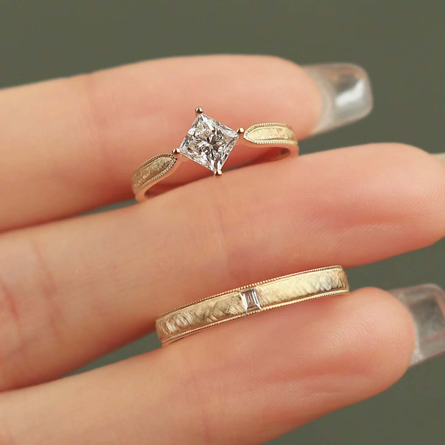 婚戒系列-騎士與公主對戒訂製 - 第5張圖 婚戒系列-騎士與公主對戒訂製