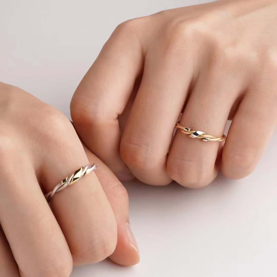 首頁 - 第24張圖 婚戒系列-愛戀纏繞對戒訂製