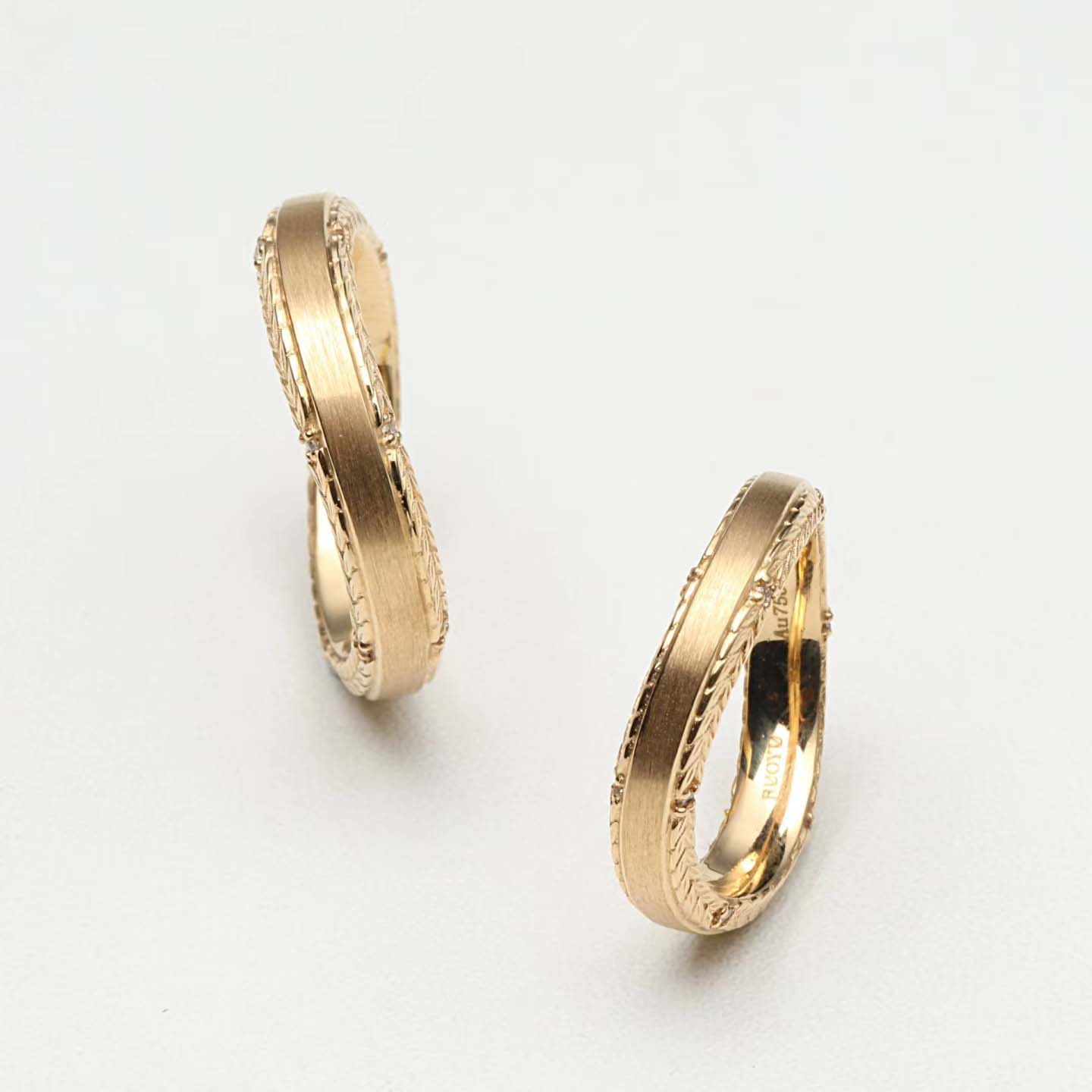 婚戒系列-堅若磐石對戒訂製