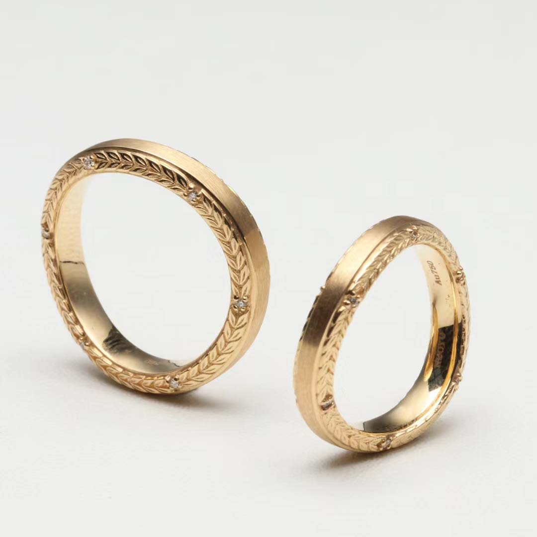 首頁 - 第23張圖 婚戒系列-堅若磐石對戒訂製