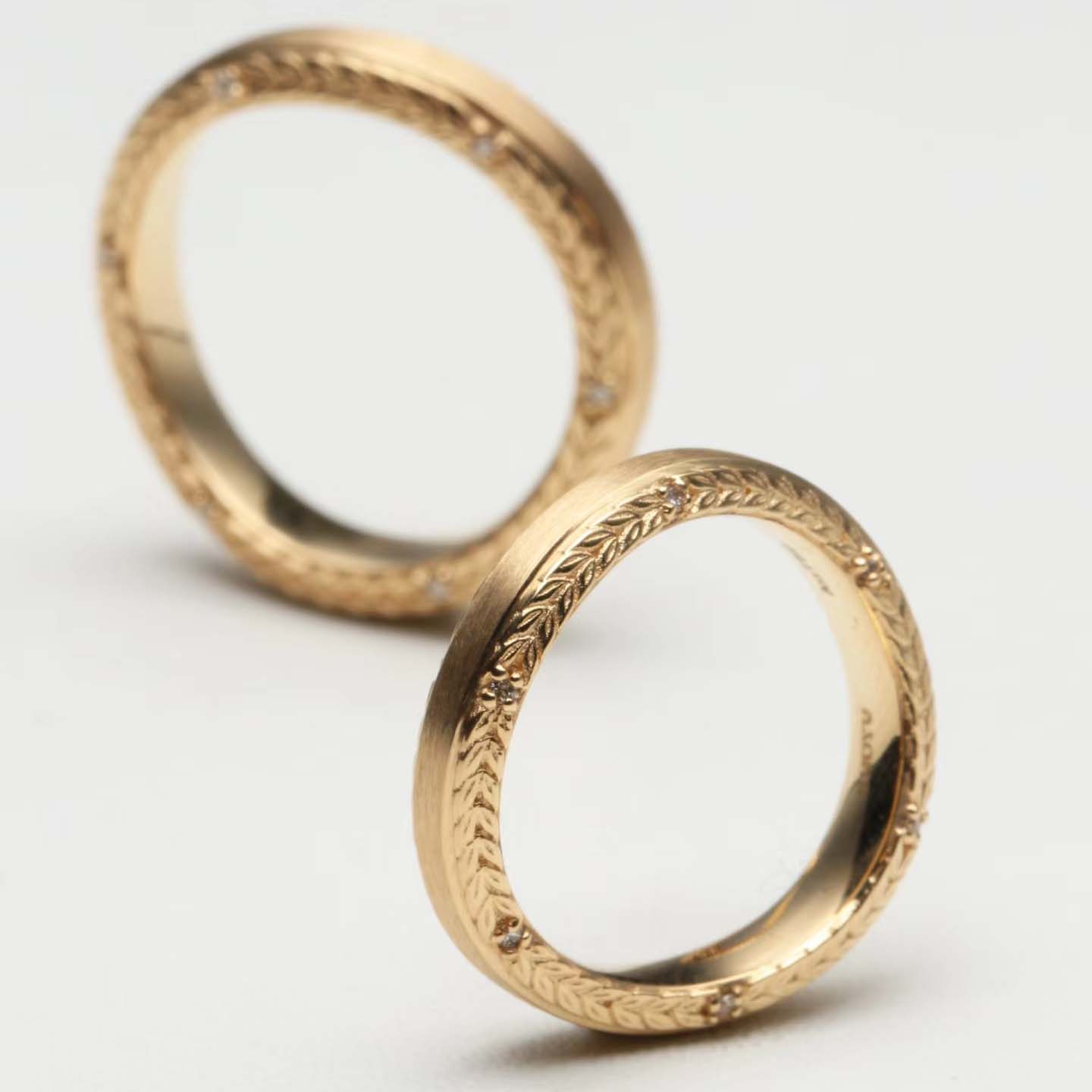 婚戒系列-堅若磐石對戒訂製