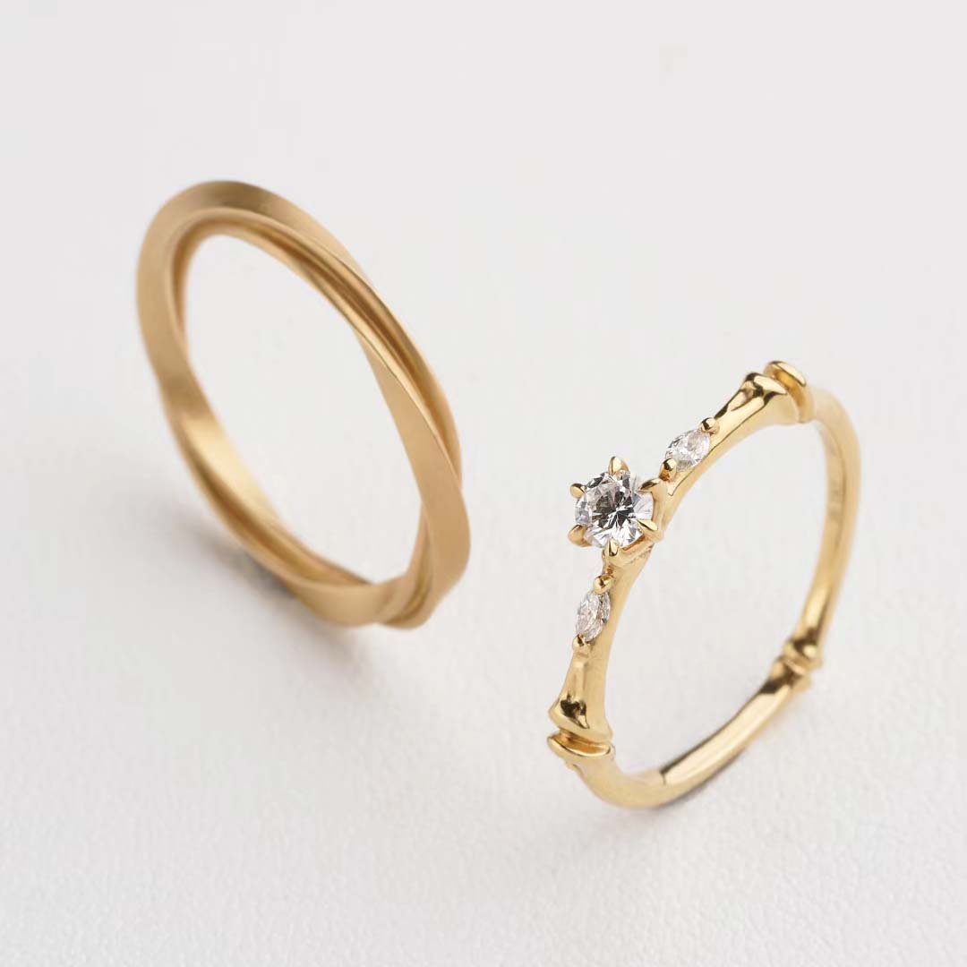 首頁 - 第22張圖 婚戒系列-點點繁星對戒訂製