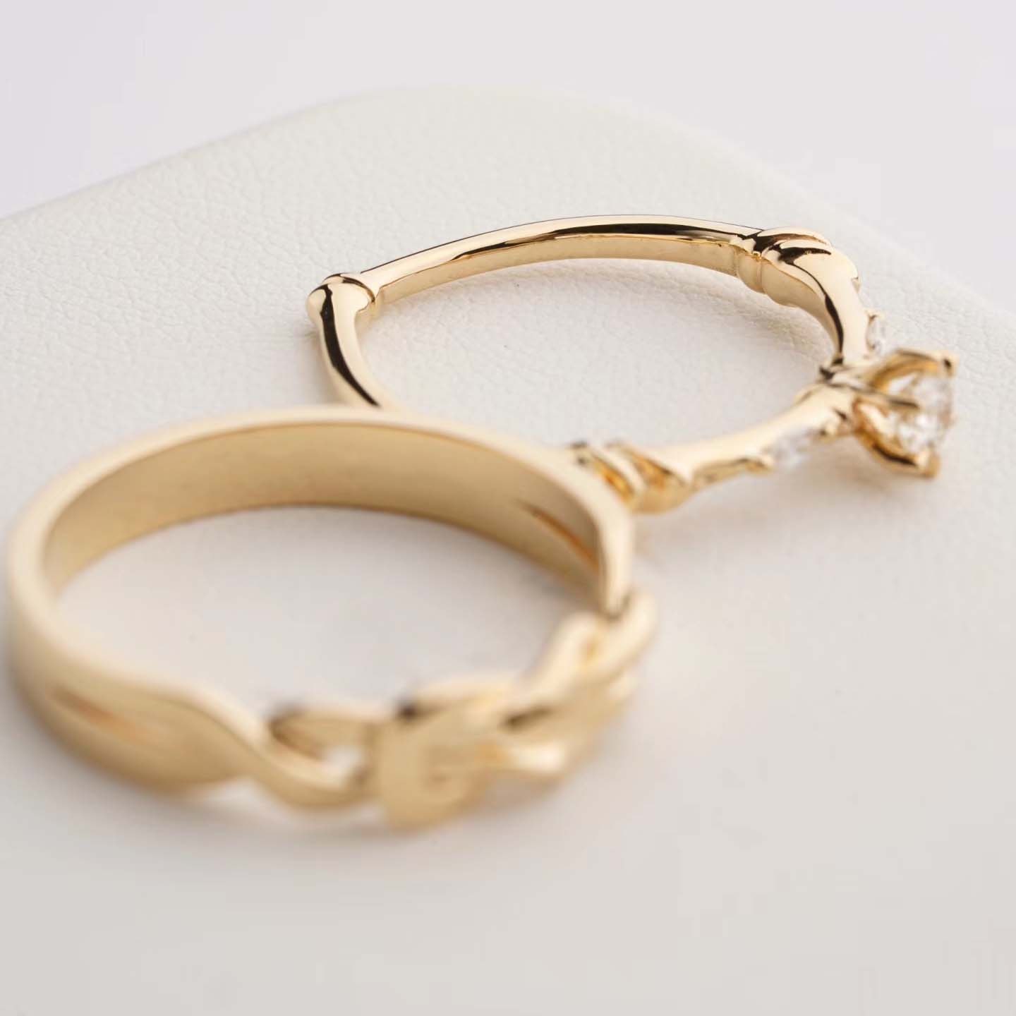 婚戒系列-環環相扣對戒訂製