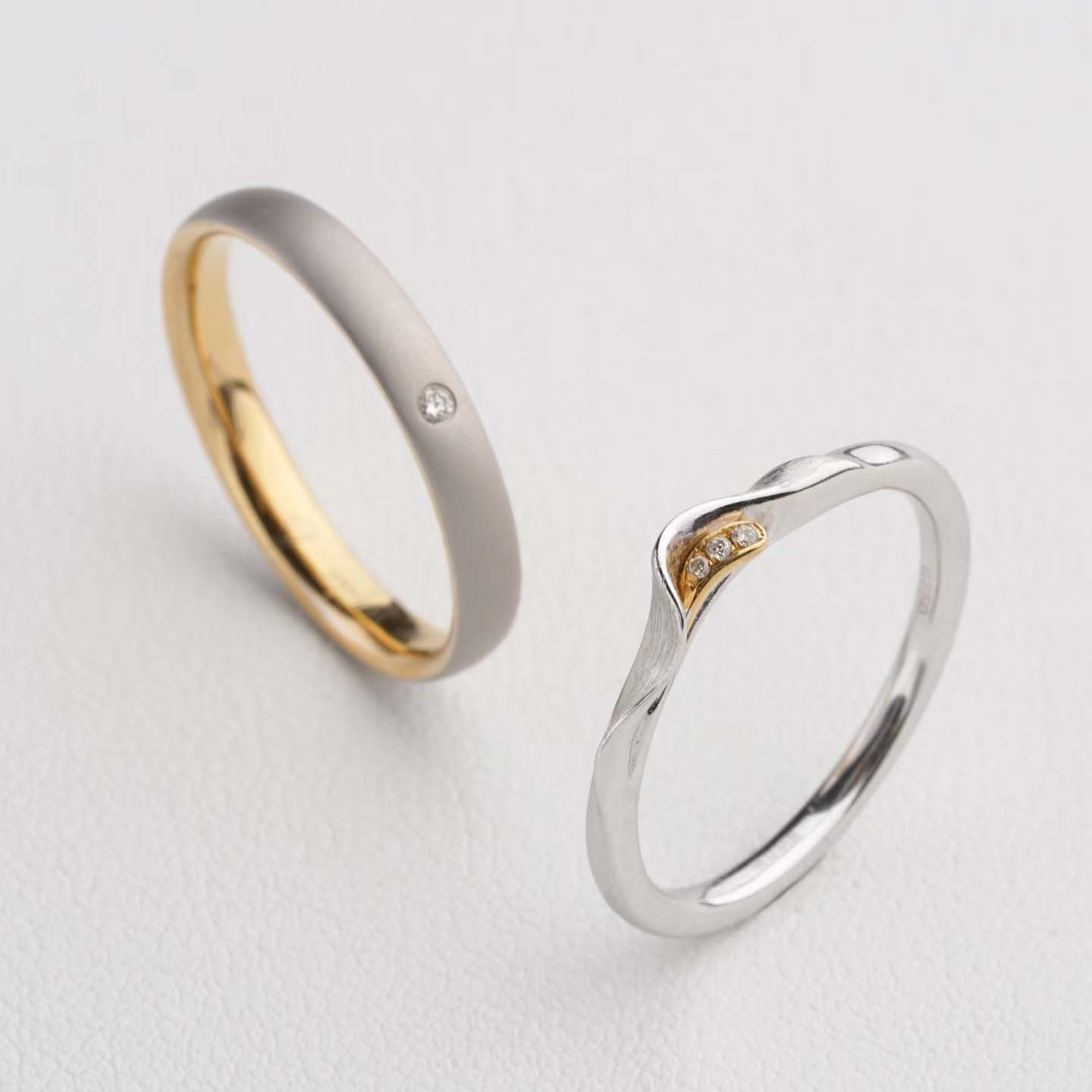 首頁 - 第20張圖 婚戒系列-彬彬纏繞對戒訂製