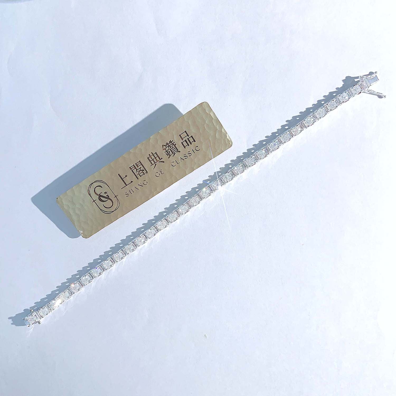 18K天然鑽石-6克拉手鍊 - 第8張圖 18K天然鑽石-6克拉手鍊