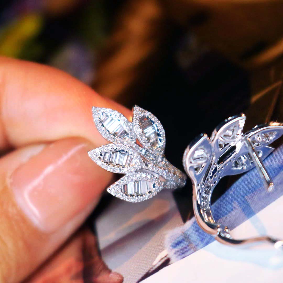 18K天然鑽石-希望之樹耳環 - 第2張圖 18K天然鑽石-希望之樹耳環