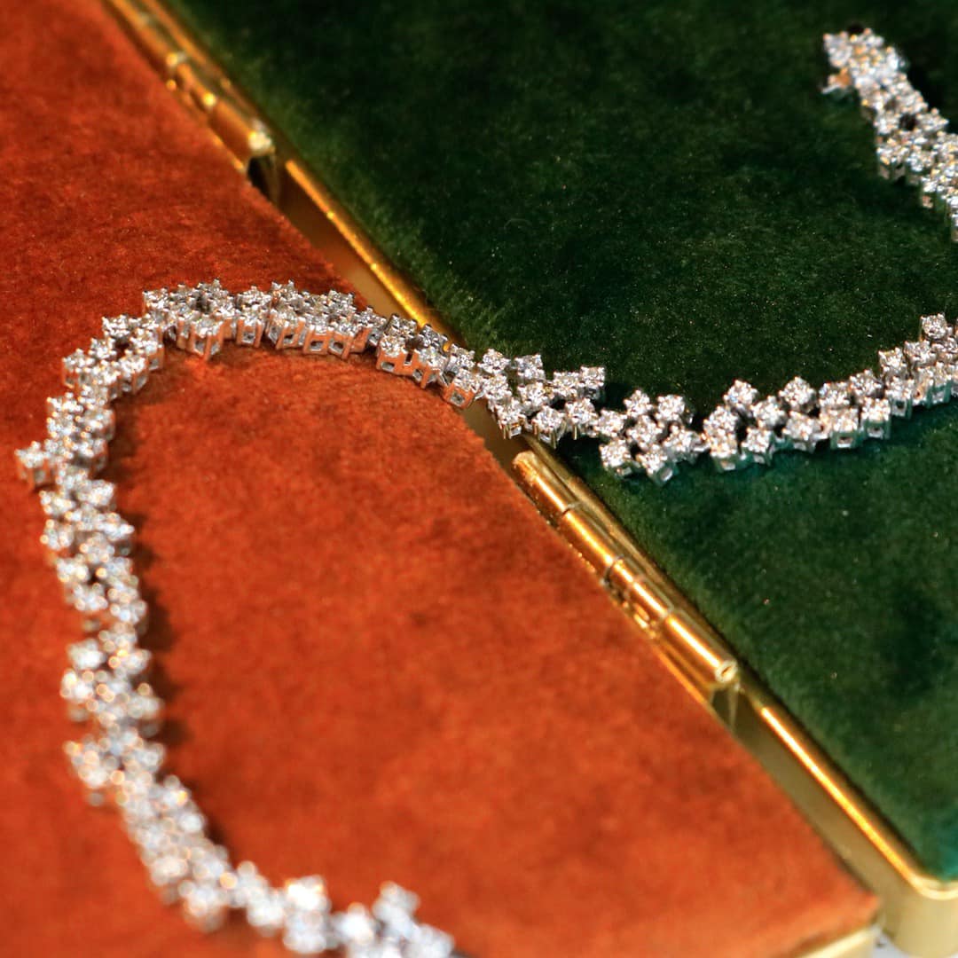 18K天然鑽石-超閃滿天星手鍊