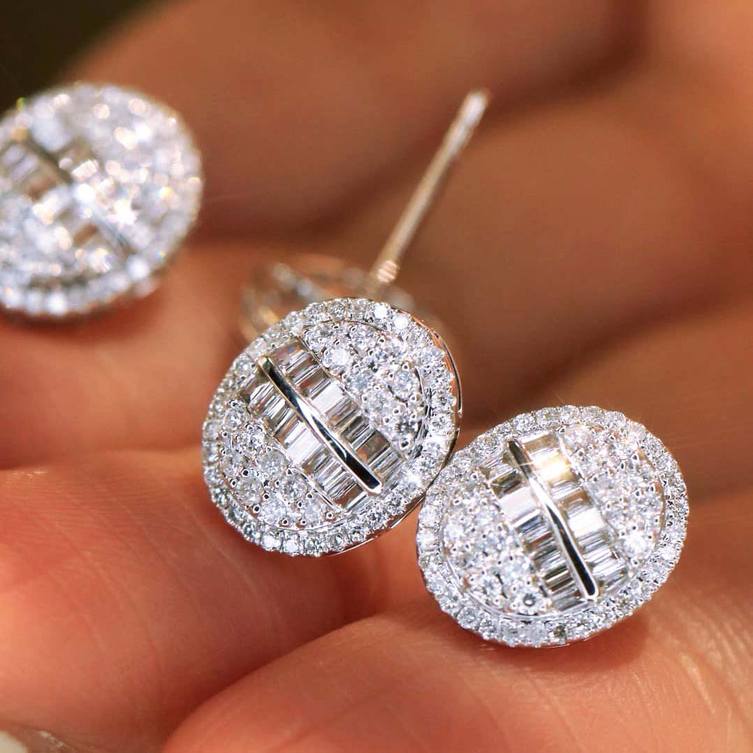 18K天然鑽石-鴿子蛋型拼鑲項鍊/耳環 - 第13張圖 18K天然鑽石-鴿子蛋型拼鑲項鍊/耳環