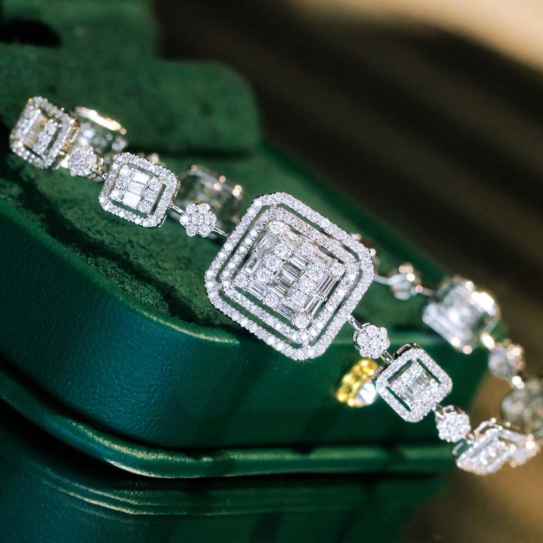 18K天然鑽石-大冰糖系列項鍊/耳環/手鍊