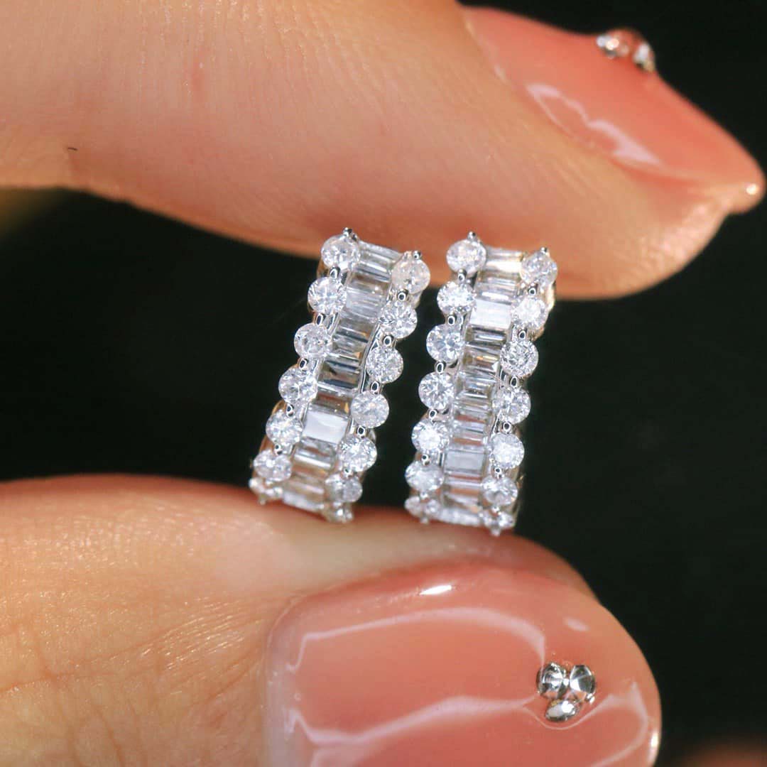 18K天然鑽石-璀璨星光耳環 - 第3張圖 18K天然鑽石-璀璨星光耳環