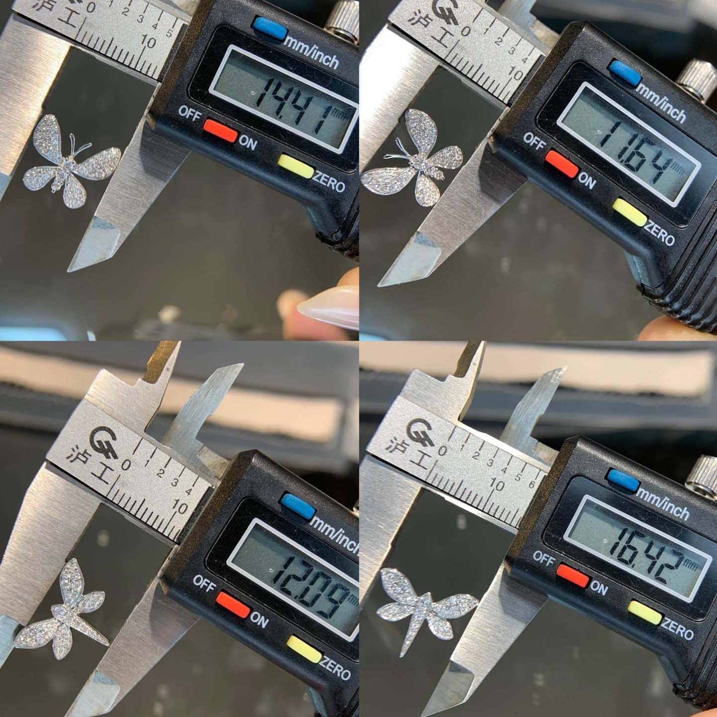 18K天然鑽石-蜻蜓/蝴蝶生動耳環 - 第13張圖 18K天然鑽石-蜻蜓/蝴蝶生動耳環