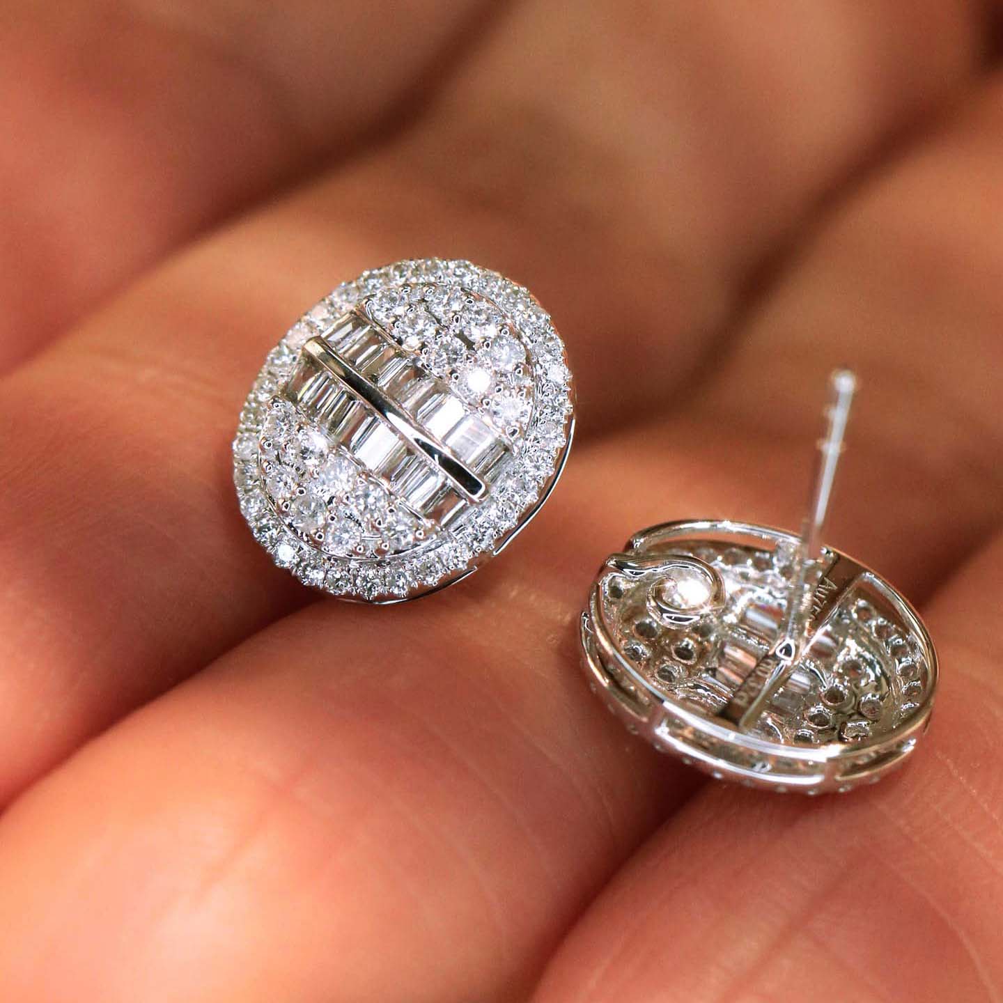 18K天然鑽石-鴿子蛋型拼鑲項鍊/耳環 - 第12張圖 18K天然鑽石-鴿子蛋型拼鑲項鍊/耳環