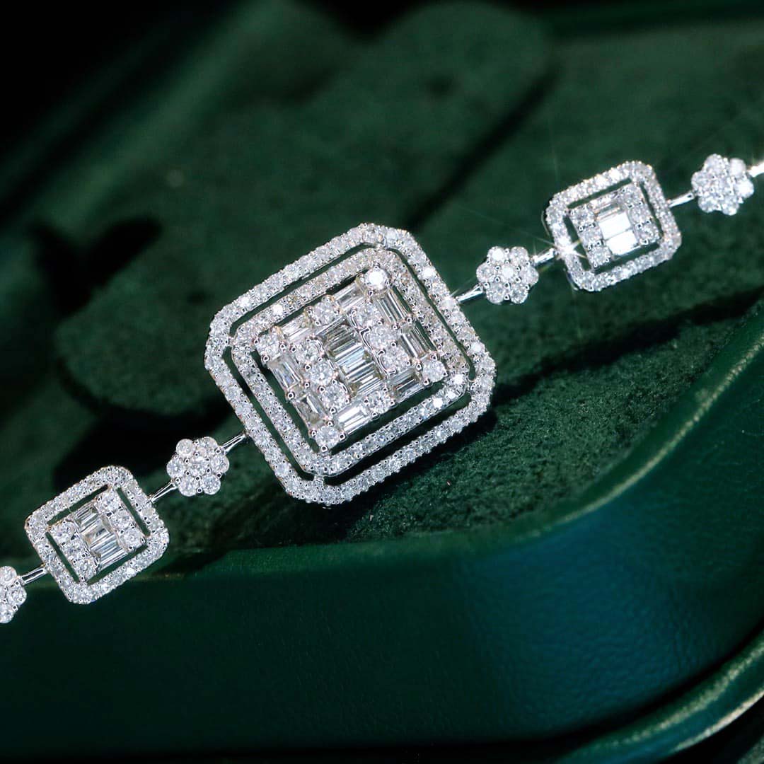 18K天然鑽石-大冰糖系列項鍊/耳環/手鍊