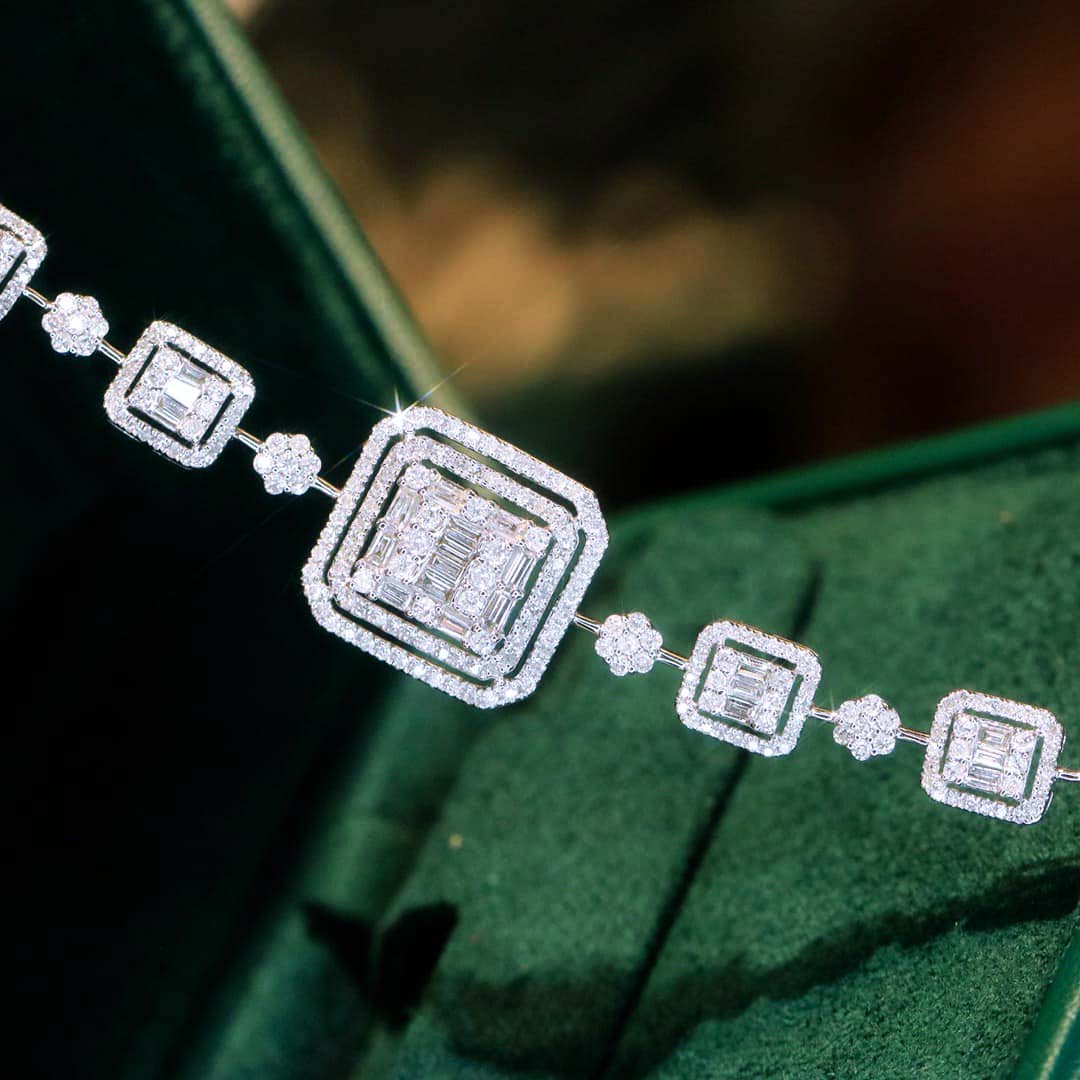 18K天然鑽石-大冰糖系列項鍊/耳環/手鍊