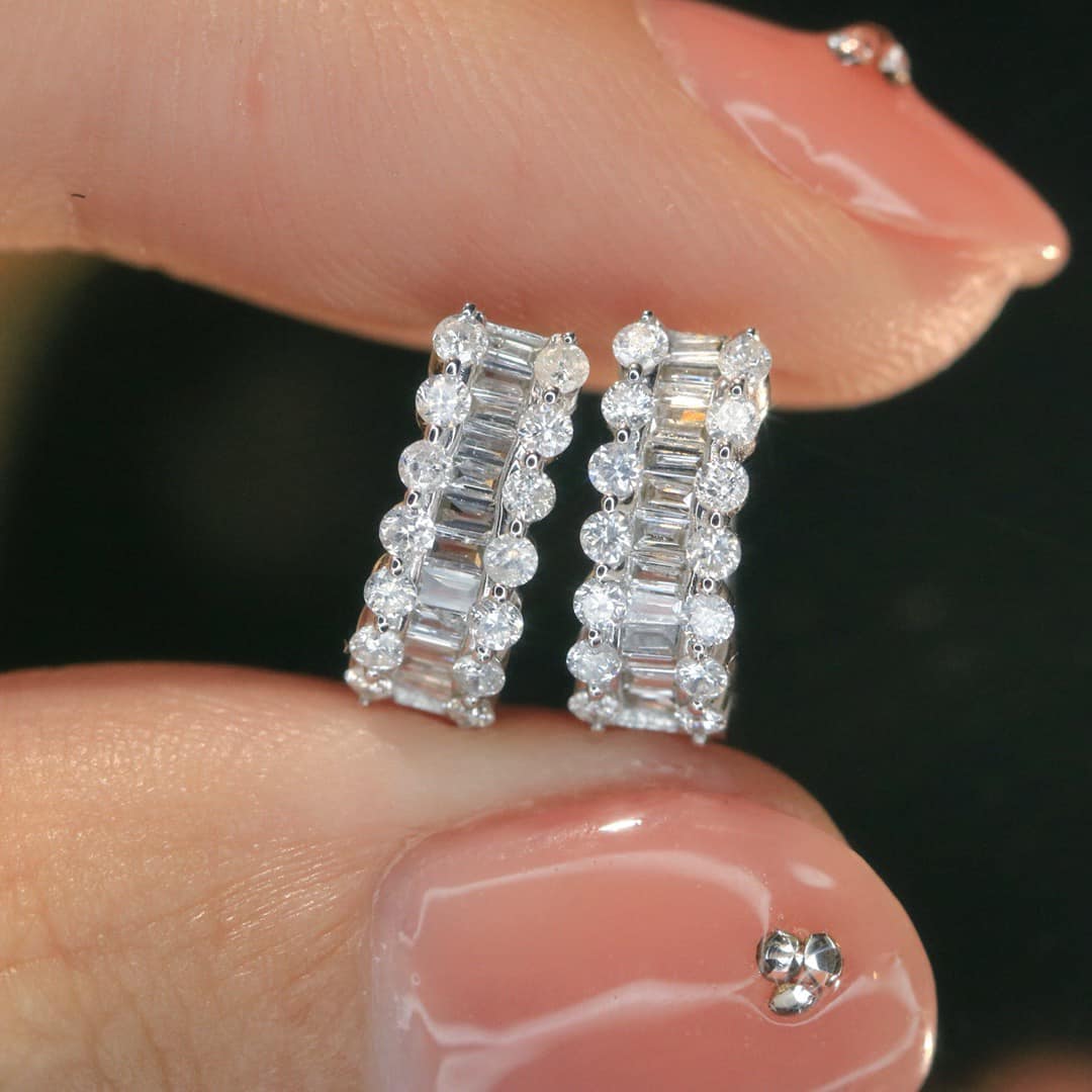 18K天然鑽石-璀璨星光耳環 - 第5張圖 18K天然鑽石-璀璨星光耳環