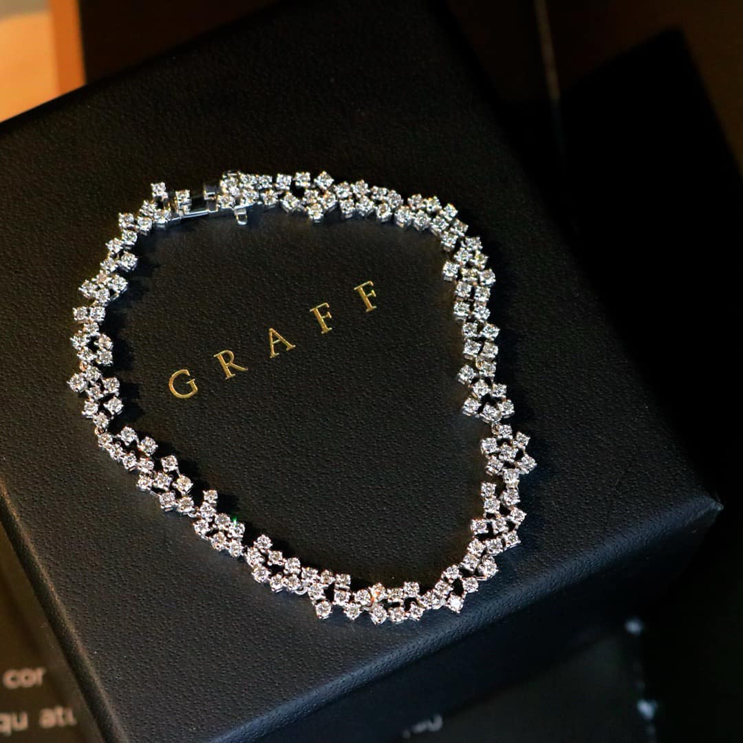 18K天然鑽石-超閃滿天星手鍊