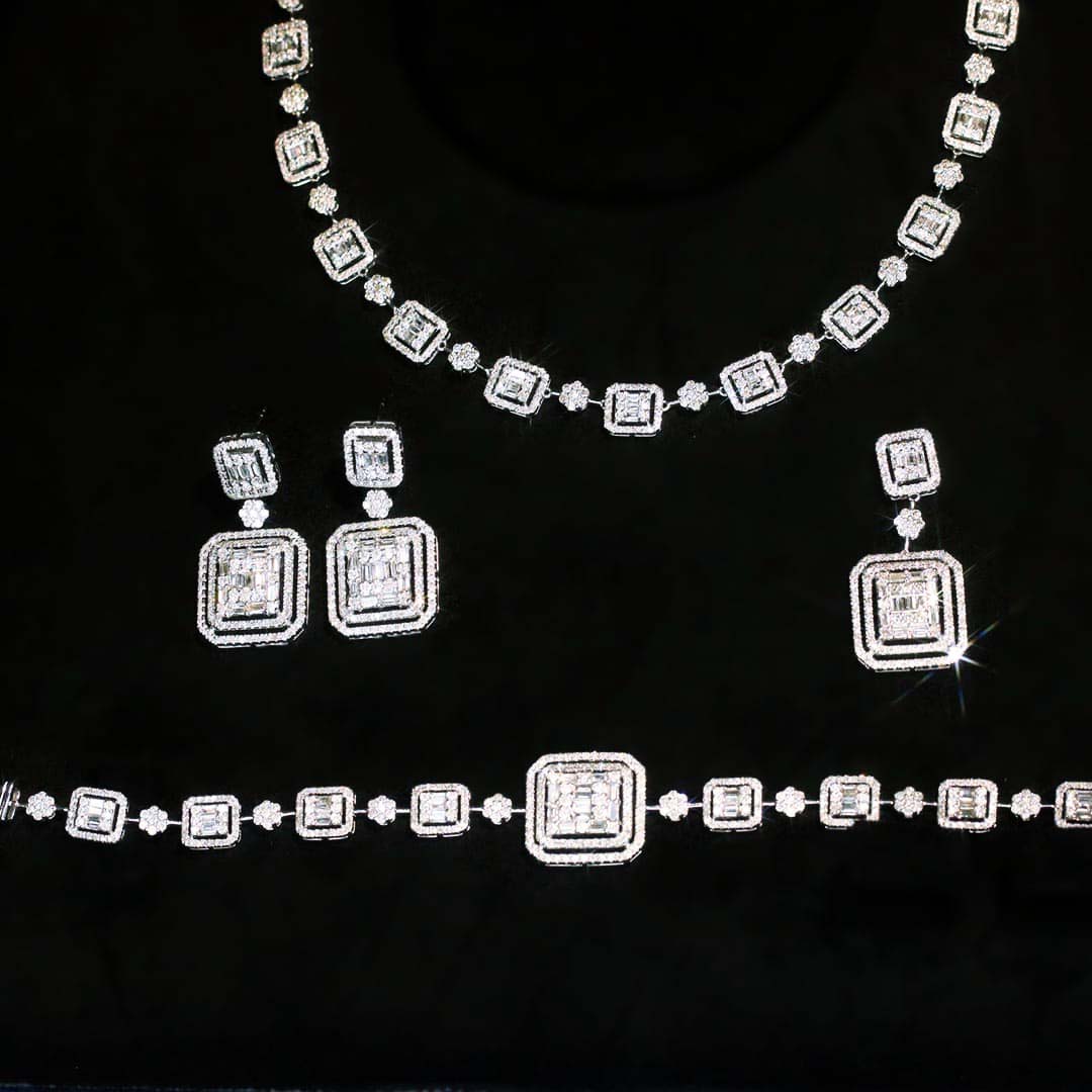 18K天然鑽石-大冰糖系列項鍊/耳環/手鍊