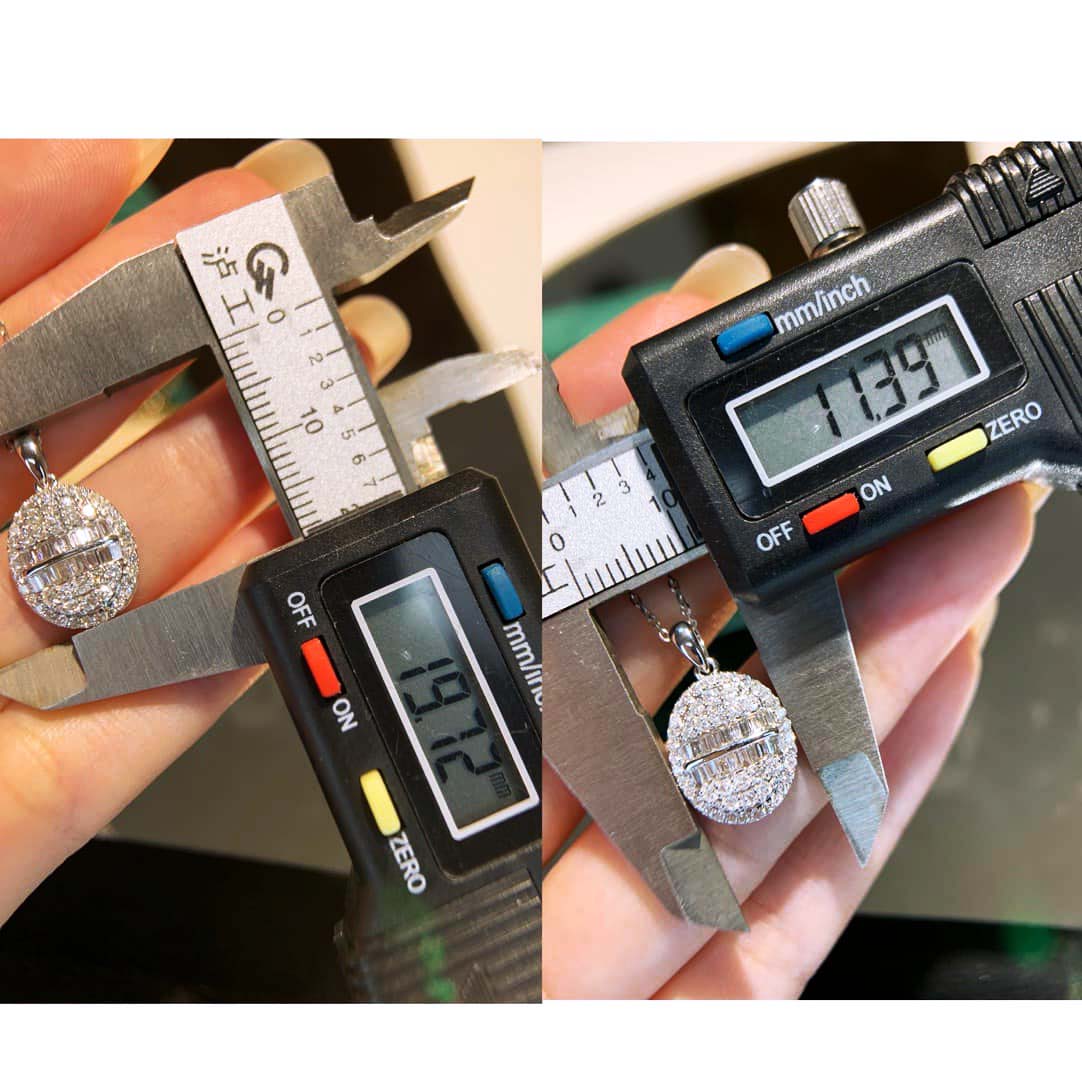 18K天然鑽石-鴿子蛋型拼鑲項鍊/耳環 - 第7張圖 18K天然鑽石-鴿子蛋型拼鑲項鍊/耳環