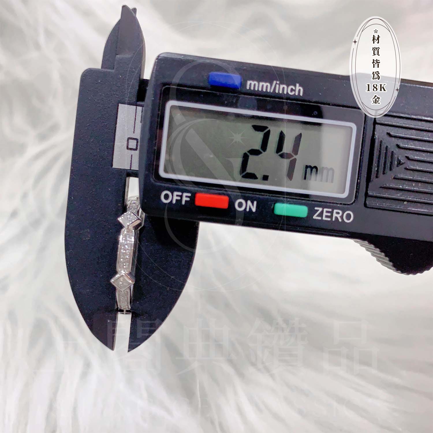 18K天然鑽石-細緻公主方戒指 - 第10張圖 18K天然鑽石-細緻公主方戒指