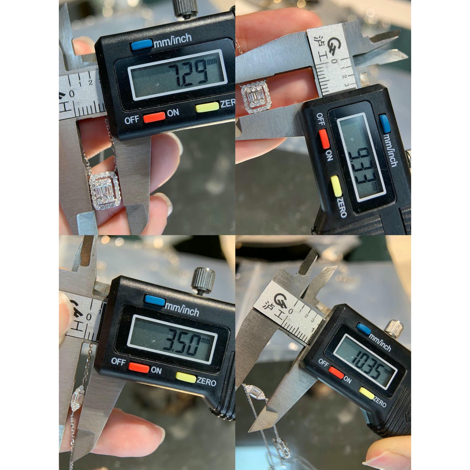 18K天然鑽石-馬眼拼鑲輕奢項鍊