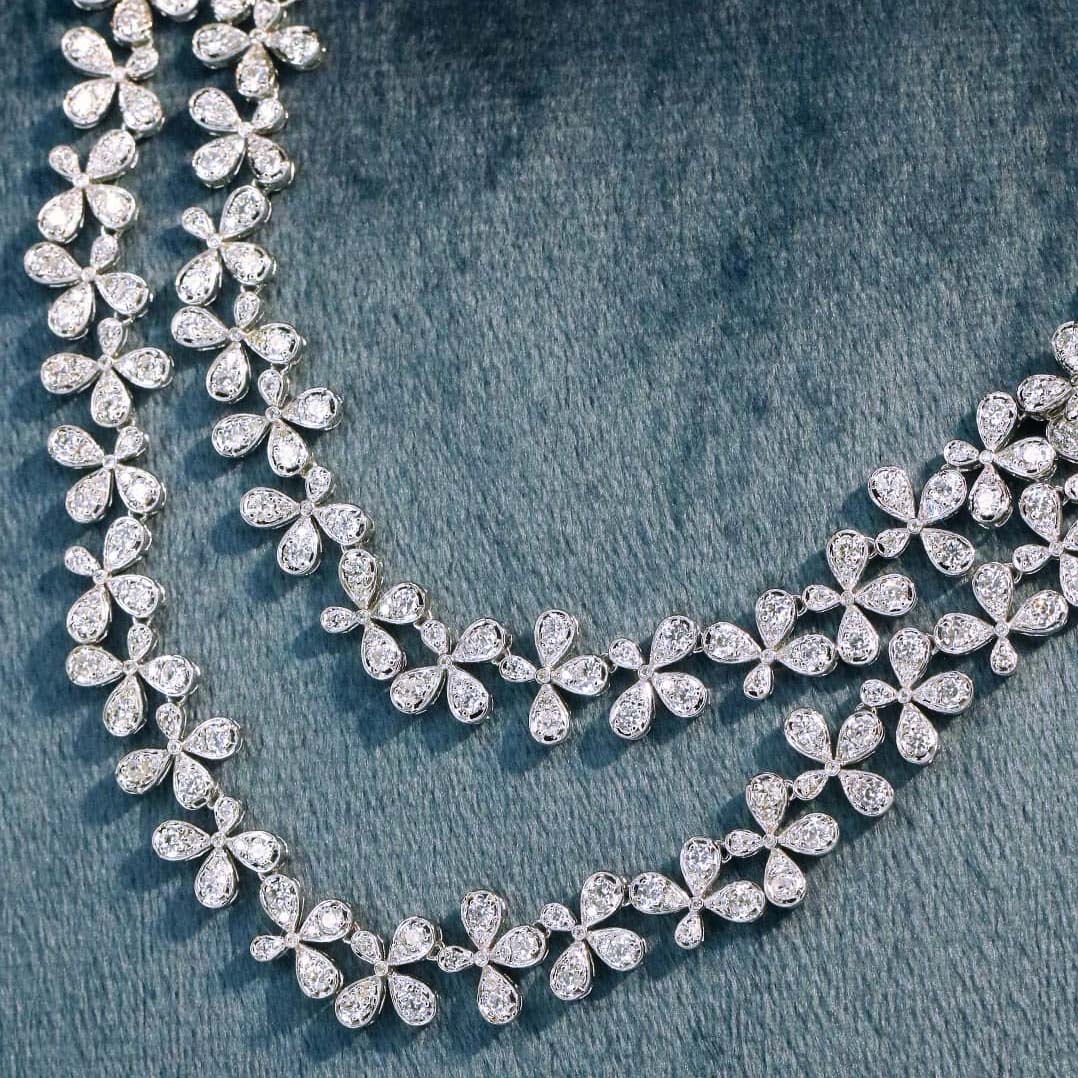 18K天然鑽石-晚宴閃耀項鍊