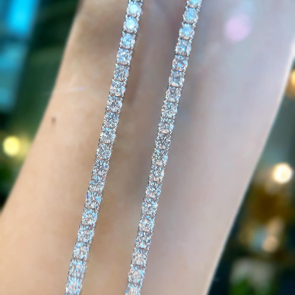 18K天然鑽石-經典款四爪手鍊 - 第5張圖 18K天然鑽石-經典款四爪手鍊