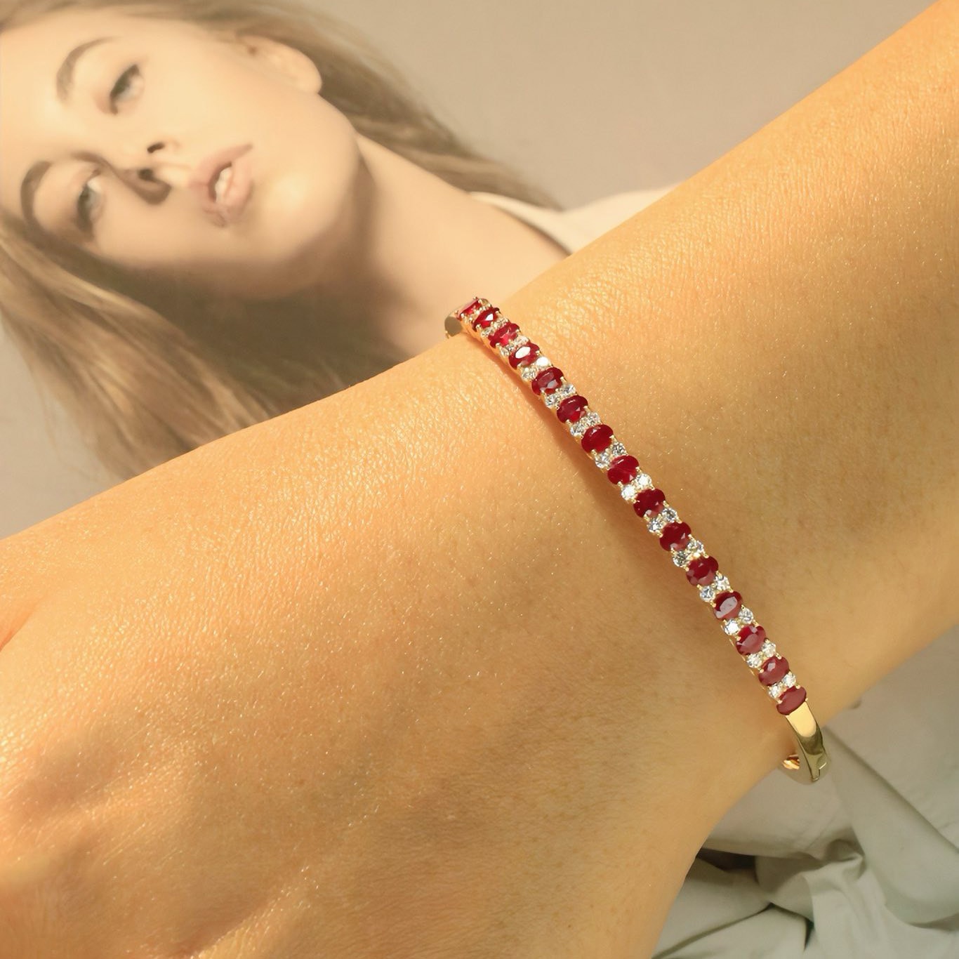 18K天然紅寶石-仙氣飄飄手鐲 - 第10張圖 18K天然紅寶石-仙氣飄飄手鐲