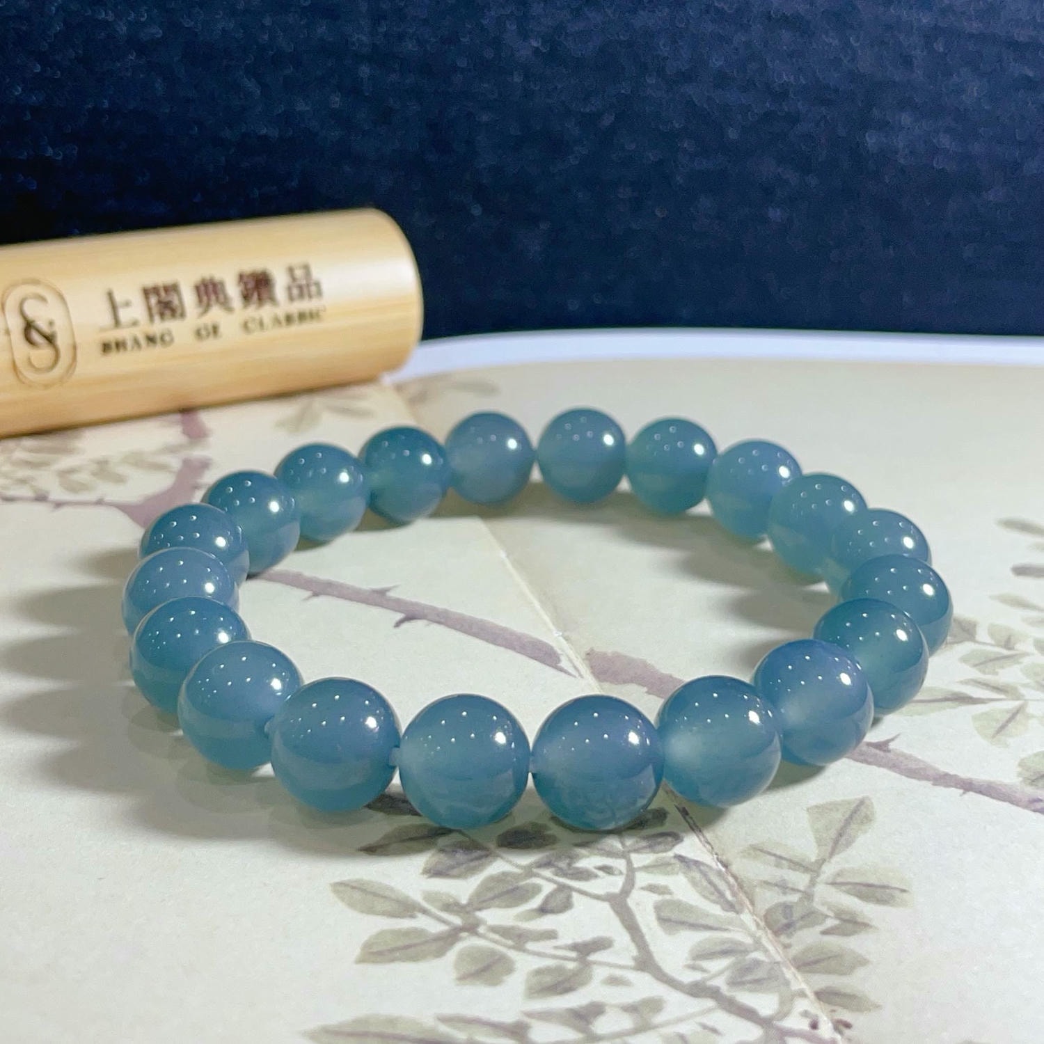 天然翡翠-天空色絕美手串