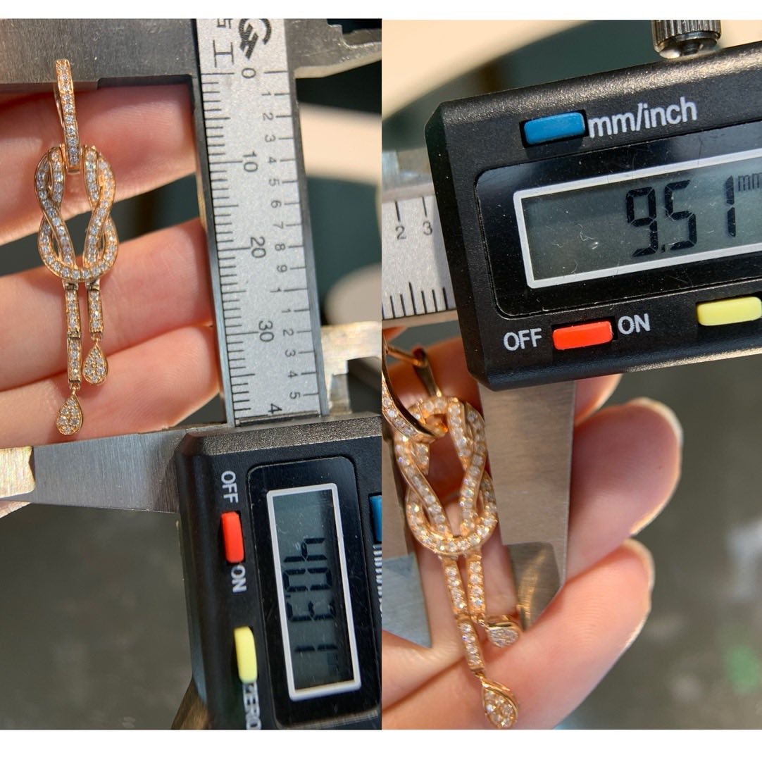 18K天然鑽石-綁結名媛多用款耳環