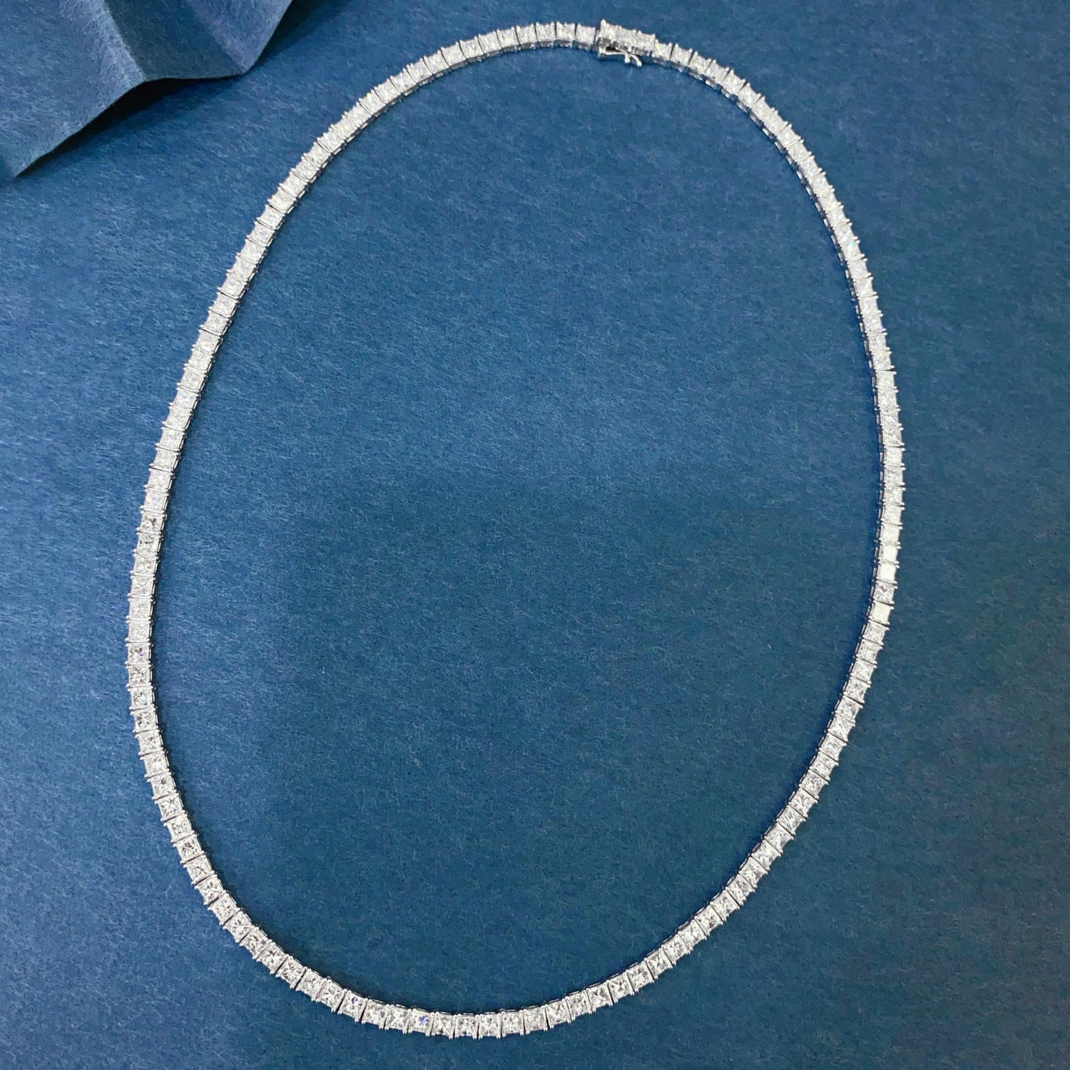 18K天然鑽石-經典四爪15.1克拉項鍊