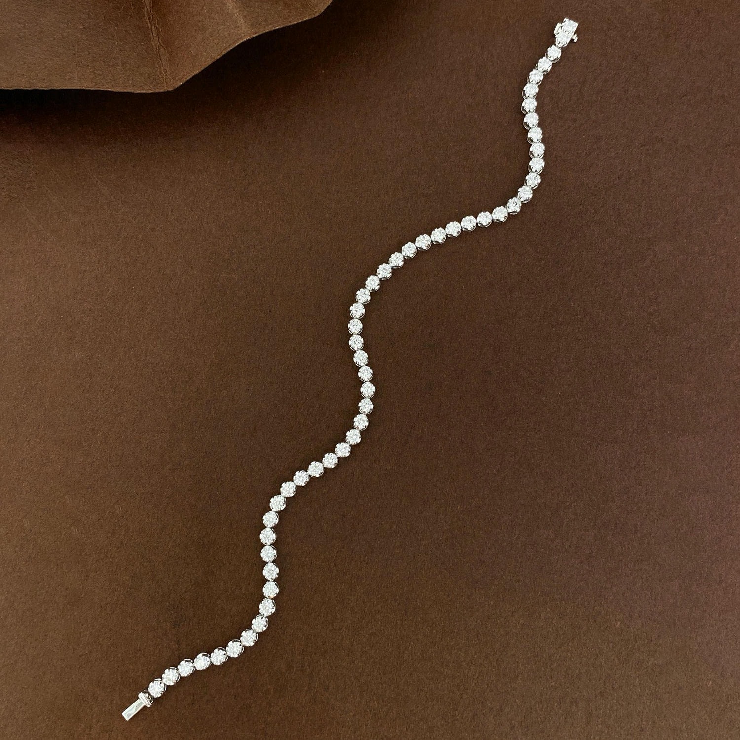 PT950天然鑽石-氣質閃耀手鍊 - 第5張圖 PT950天然鑽石-氣質閃耀手鍊