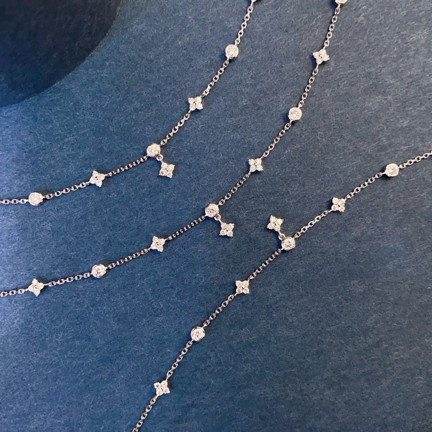 18K天然鑽石-細緻公主手鍊