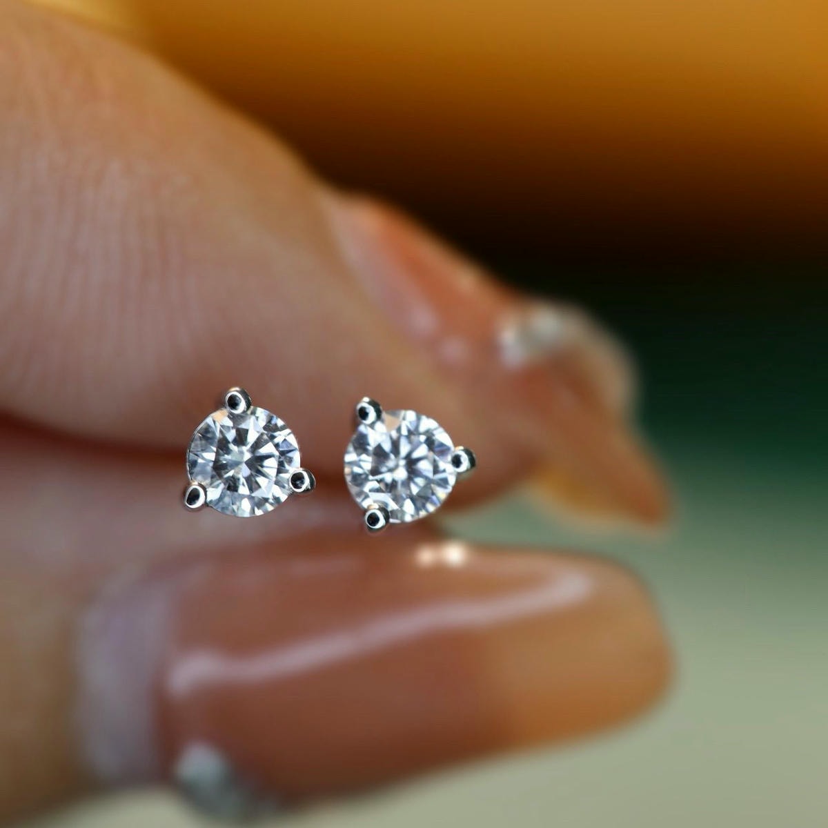 18K天然鑽石-月桂葉千金兩用耳環 - 第3張圖 18K天然鑽石-月桂葉千金兩用耳環